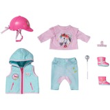 ZAPF Creation BABY born - Deluxe Paardrij-outfit poppen accessoires 43 cm
