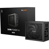 be quiet! DARK POWER 14, 850 Watt voeding  Zwart, 1x 12V-2x6, 4x PCIe, Kabelmanagement