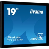 iiyama ProLite TF1934MC-B7X 19" monitor Zwart, Touch, VGA, HDMI, DisplayPort