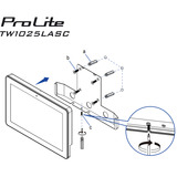 iiyama ProLite TW1025LASC-B3PNR 10.1" Public Display Zwart (mat), Touch, USB, Audio, LAN, WiFi, Bluetooth, Android
