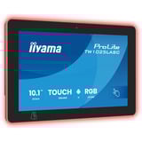 iiyama ProLite TW1025LASC-B3PNR 10.1" Public Display Zwart (mat), Touch, USB, Audio, LAN, WiFi, Bluetooth, Android