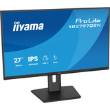 iiyama ProLite XB2797QSN-B1 27" monitor Zwart, 75 Hz, HDMI, DisplayPort, USB-C, LAN, Audio