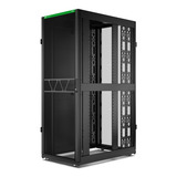APC NetShelter SX Gen 2 AR3350B2, 42U server rack Zwart/groen, 75(b) x 199,1(h) x 120(d) cm, met zijkanten