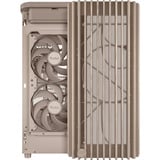 ASUS ASUS PROART PA401 WOOD MESH PWM BEIGE midi tower behuizing Beige | 2x USB-A | 1x USB-C | Window