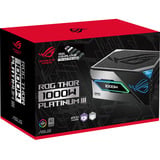 ASUS ROG Thor Platinum III (ROG Equalizer) modulaire 1000 watt voeding  Zwart, 1x 12V-2x6, 4x PCIe