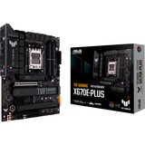 ASUS TUF GAMING X670E-PLUS socket AM5 moederbord Zwart, RAID, 2.5Gb-LAN, Sound, ATX