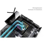 Alphacool Core 1 Aurora Black cpu-koeler Zwart, aRGB