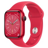 Apple Watch Series 8 smartwatch Rood, 41 mm, (PRODUCT)RED sportbandje, Aluminium, GPS