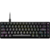 Corsair K65 PRO MINI RGB mechanisch gaming toetsenbord Zwart, US lay-out (QWERTY), Corsair OPX, 65%, RGB leds, 65%, PBT double-shot
