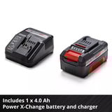 EINHELL Accu Boorhamer TE-HD 18/20 Li (1x4,0Ah) Rood/zwart, Incl. 1x 4.0 Ah Power X-Change accu en lader