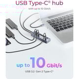ICY BOX IB-HUB1450-C31 usb-hub Antraciet
