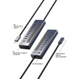 ICY BOX IB-HUB1450-C31 usb-hub Antraciet