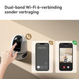 Imou Ranger Dual Pro 10MP beveiligingscamera Wit, 2x 5MP, WiFi 6