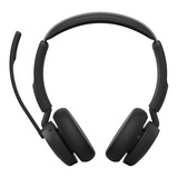 Jabra Evolve3 45 MS on-ear headset Zwart, USB-C with Dongle, Bluetooth 5.3