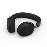 Jabra Evolve3 75 on-ear headset Zwart, Unified Communications (UC), Link390 USB-C, Wireless Charger