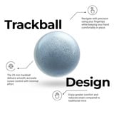 Keychron Nape Pro Wireless Trackball Mouse Zwart, 0 - 4000 Dpi, 2,4 GHz / Bluetooth / USB