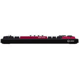LORGAR KBP7075W, gaming toetsenbord Zwart, US lay-out, 75%, RGB, Hot-swappable, PBT Double-shot, Bluetooth / 2.4GHz / USB