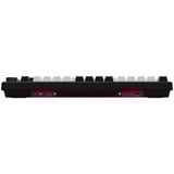 LORGAR KBP7075W, gaming toetsenbord Zwart, US lay-out, 75%, RGB, Hot-swappable, PBT Double-shot, Bluetooth / 2.4GHz / USB