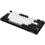 LORGAR KBP7075W, gaming toetsenbord Zwart, US lay-out, 75%, RGB, Hot-swappable, PBT Double-shot, Bluetooth / 2.4GHz / USB