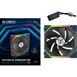Lian Li UNI FAN SL120 Reverse Wireless RGB case fan Zwart, 120 x 124.5 x 28 mm, PWM