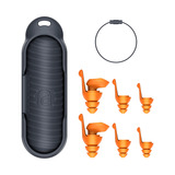 MIXX Assistive Audio Safety Personal Noise Protection Earplugs in-ear oortjes Oranje