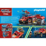 PLAYMOBIL City Action - Brandweerwagen Constructiespeelgoed 71194