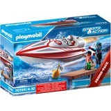 PLAYMOBIL Sports & Action - Speedboot met onderwatermotor Constructiespeelgoed 70744