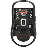 Pulsar X2H Gaming Mouse - Clear Black Edition Zwart/transparant, 26000 dpi