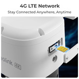 Reolink TrackMix G770 + Solar Panel 2 beveiligingscamera Wit/zwart, 4K/8MP UHD, 4G LTE, Incl. zonnepaneel