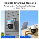 Reolink TrackMix G770 + Solar Panel 2 beveiligingscamera Wit/zwart, 4K/8MP UHD, 4G LTE, Incl. zonnepaneel