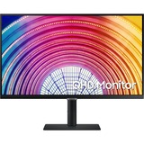 SAMSUNG Professional QHD S60A LS27A600NWUXEN 27" monitor Zwart, 1x HDMI, 1x DisplayPort, USB-A 3.2, HDR10, AMD Free-Sync