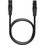 goobay XLR-aansluitkabel Zwart, 10 meter