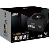 ASUS TUF Gaming 1000W Gold voeding  Zwart, 4x PCIe, Full kabelmanagement, 1x 12VHPWR