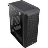 Aerocool Beam G-BK-v1 Tower-behuizing Zwart | USB 3.0 | Window-Kit