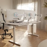 Arozzi Alzare Neo - Gas Spring Monitor Arm - White monitorarm Wit