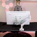 Arozzi Alzare Neo - Gas Spring Monitor Arm - White monitorarm Wit