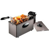 Bestron AF357A Friteuse met COOL ZONE technologie frituurpan Grijs/zwart