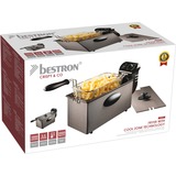 Bestron AF357A Friteuse met COOL ZONE technologie frituurpan Grijs/zwart