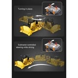 CaDA Master - Goliath Bulldozer Constructiespeelgoed C61056W, Schaal 1:16