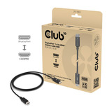 Club 3D DisplayPort 1.4 to HDMI 4K60Hz kabel adapter Zwart, HDR M/M 2m