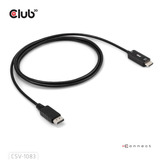 Club 3D DisplayPort 1.4 to HDMI 4K60Hz kabel adapter Zwart, HDR M/M 2m