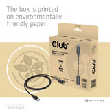 Club 3D DisplayPort 1.4 to HDMI 4K60Hz kabel adapter Zwart, HDR M/M 2m