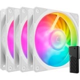 Cooler Master Mobius 120P ARGB 120x120x25 case fans Wit, 3 stuks, 120 x 120 x 25 mm, PWM