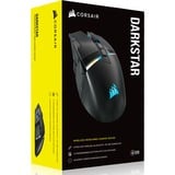 Corsair DARKSTAR WIRELESS MMO/MOBA Gaming muis Zwart, USB 2.0 | 2,4 GHz | Bluetooth | 100 - 26.000 dpi