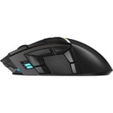 Corsair DARKSTAR WIRELESS MMO/MOBA Gaming muis Zwart, USB 2.0 | 2,4 GHz | Bluetooth | 100 - 26.000 dpi