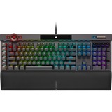Corsair K100 RGB Mechanical Keyboard, gaming toetsenbord Zwart, US lay-out, Cherry MX Speed Silver, RGB leds