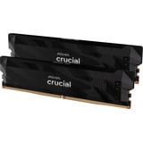 Crucial 32 GB DDR5-6400 (2x 16 GB) Dual-Kit werkgeheugen Zwart, Pro, XMP 3.0, AMD EXPO