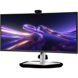 Dell Pro P P3426WEV 34.1" Curved UltraWide monitor Zwart/zilver, Webcam, HDMI, DisplayPort, LAN, USB-C, 100 Hz
