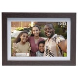 Denver PFF-1042DWMK2 Digitale fotolijst 10.1'' Houtkleur, 16 GB, USB-C, Wi-Fi