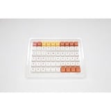 Ducky Daisy keycaps Wit/oranje, 133 stuks